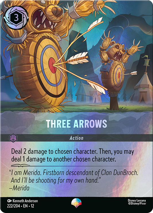 Three Arrows (012-222) - Set 12: Wilds Unknown - Disney Lorcana Epic