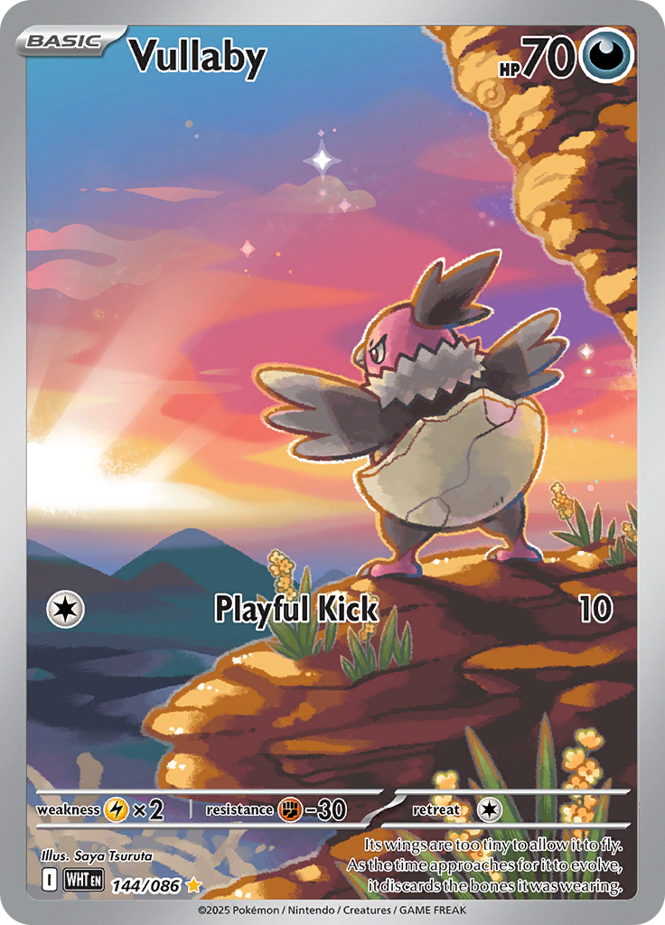 Vullaby 144/086 from White Flare (WHT) - Illustration Rare English Pokémon TCG single card