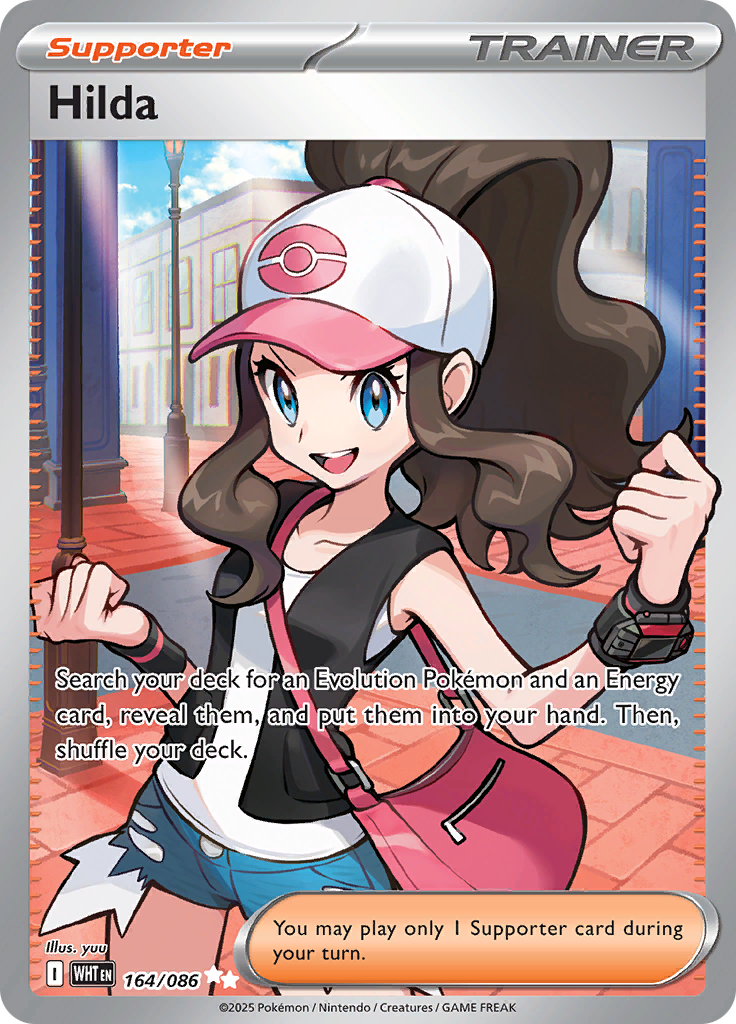 Hilda 164/086 from White Flare (WHT) - Ultra Rare English Pokémon TCG single card