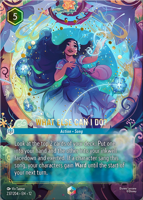 What Else Can I Do? (012-237) - Set 12: Wilds Unknown - Disney Lorcana Enchanted