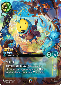 Zipper - Big Helper (012-235) - Set 12: Wilds Unknown - Disney Lorcana Enchanted