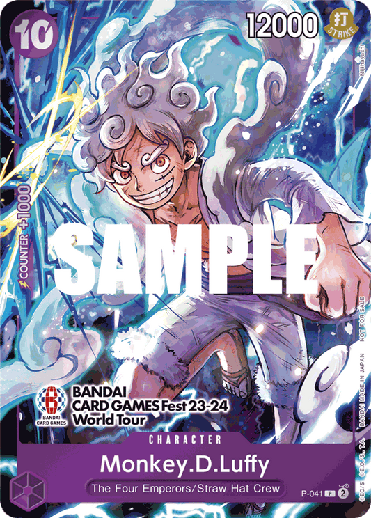 Monkey D.Luffy (P-041) Bandai Card Games Fest 23-24 Promo Giveaway