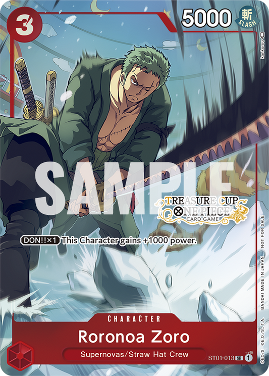 Roronoa Zoro (ST01-013) Treasure Cup February May 2023 Top 8