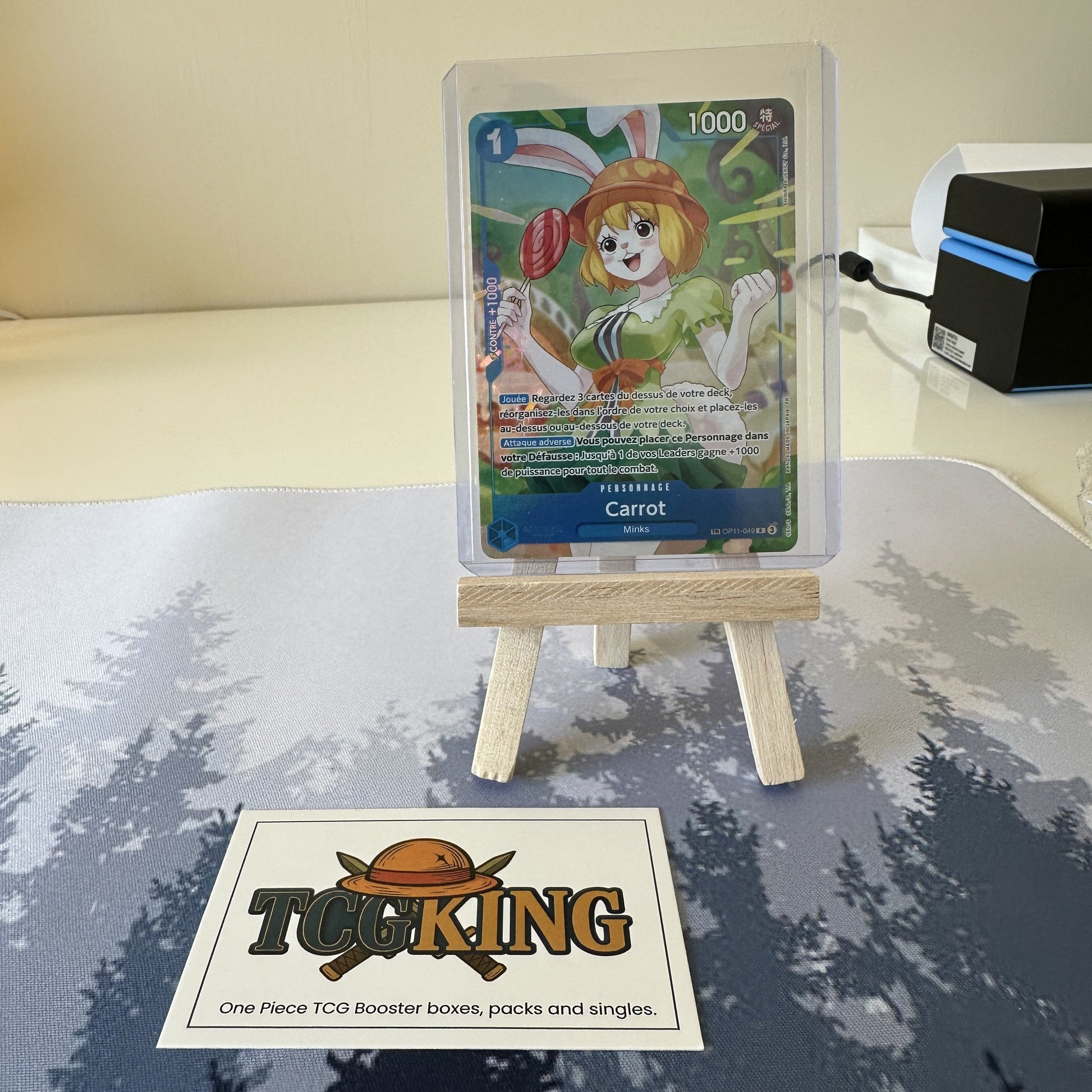 Carrot OP11-049 French OP13 Treasure Rare One Piece card from a prepared shipment