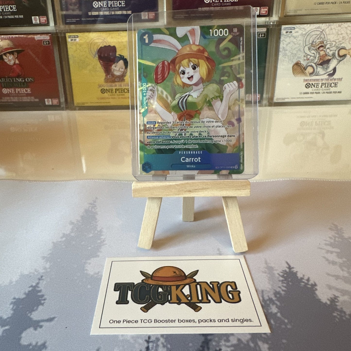 Carrot OP11-049 French OP13 Treasure Rare One Piece card