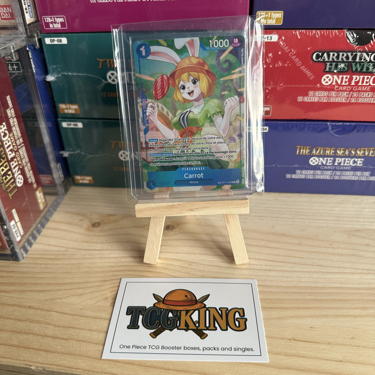 Carrot OP11-049 French OP13 Treasure Rare One Piece card from another shipment