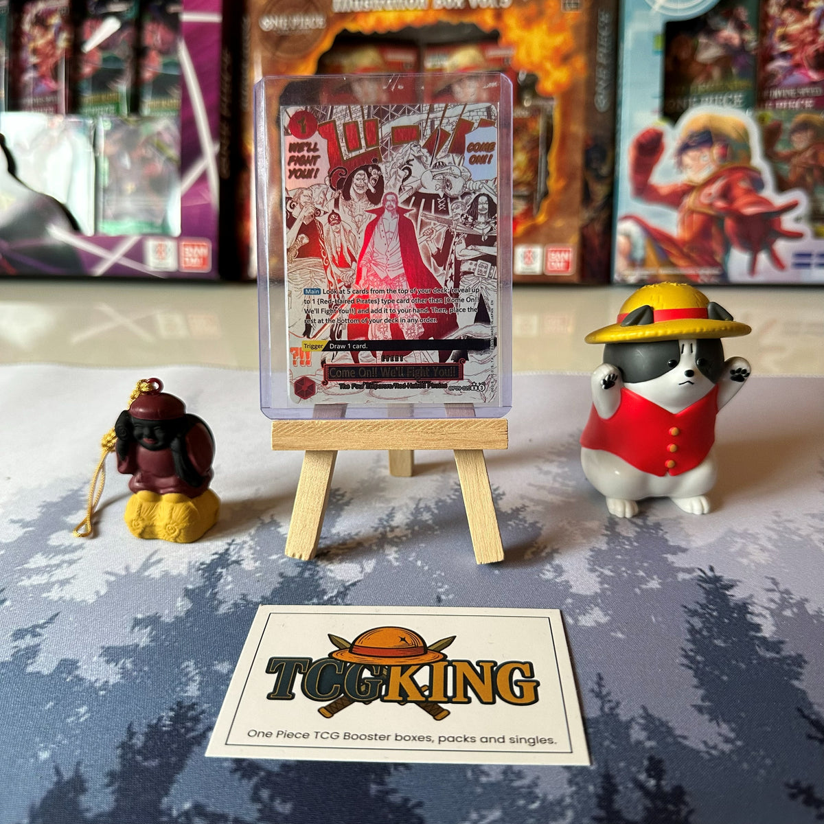Come On!! We’ll Fight You!! Shanks OP09-020 PRB02 Special Rare One Piece card product photo