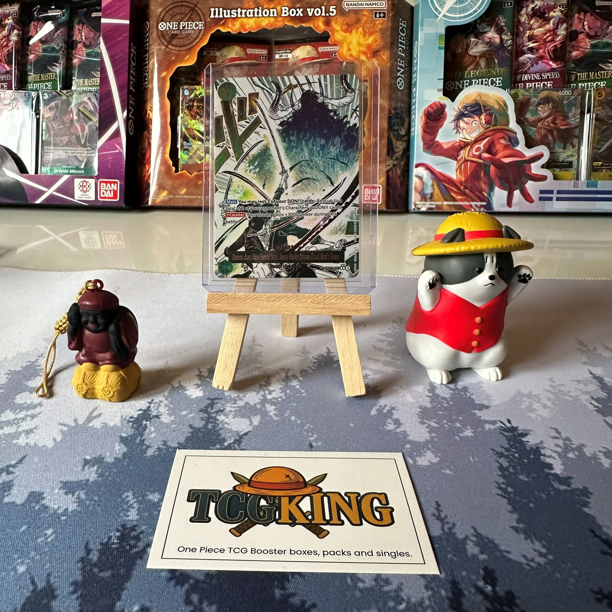 Demon Aura Nine Sword Style OP12-037 Event Manga Rare One Piece card product photo