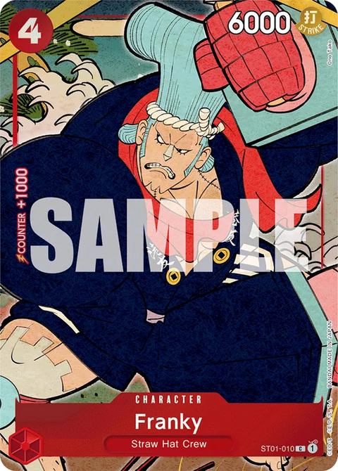 Franky ST01-010 English 1st Anniversary Set One Piece card