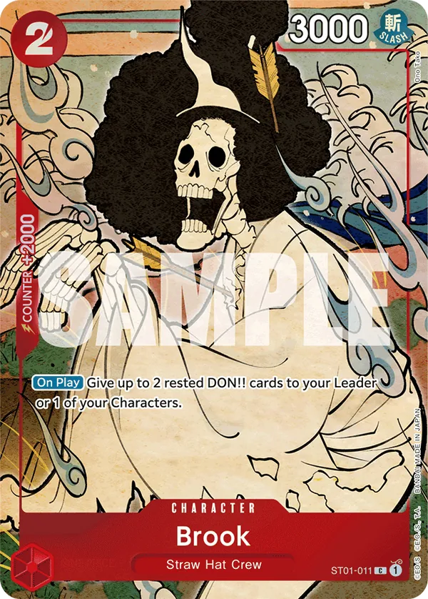 Brook ST01-011 English 1st Anniversary Set One Piece card