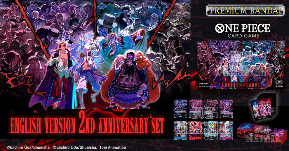 One Piece Card Game English Version 2nd Anniversary Set [English], sealed packaging