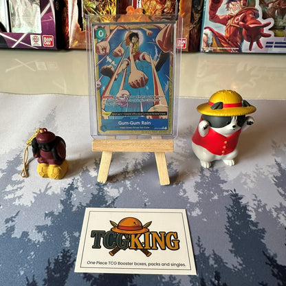 Gum-Gum Rain OP02-068 PRB02 Alternate Art One Piece card product photo