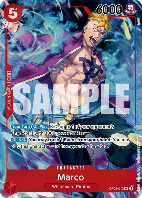 Marco OP03-013 Japanese 1st Anniversary Set One Piece card