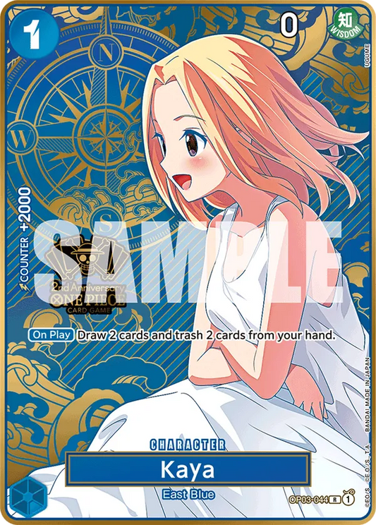 Kaya OP03-044 Japanese 2nd Anniversary Set One Piece card