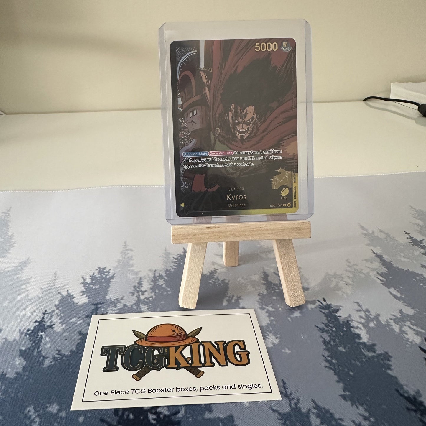 Kyros EB01-040 EB02 leader alternate art One Piece card