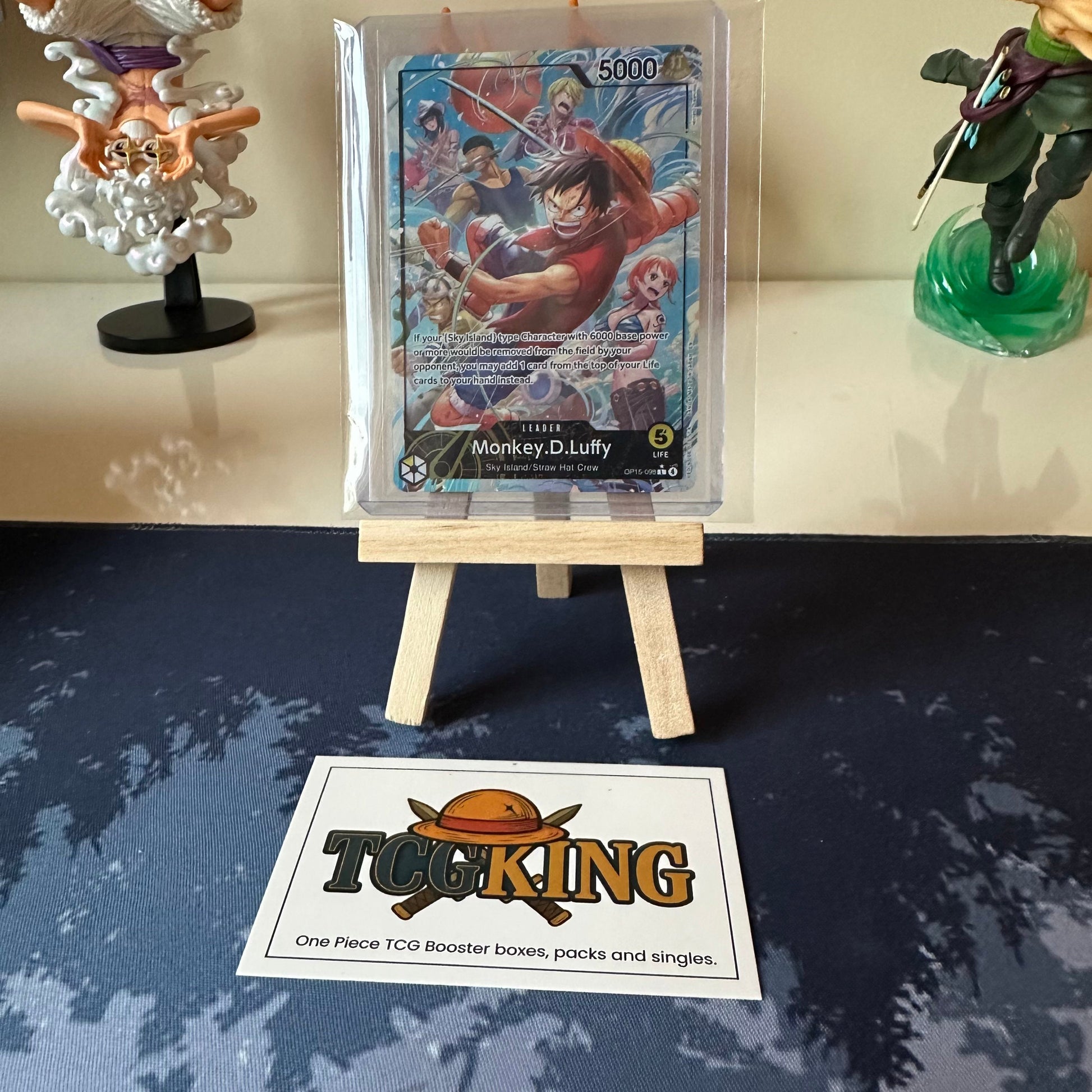 Monkey D. Luffy OP15-098 One Piece Leader Alt Art card, front view