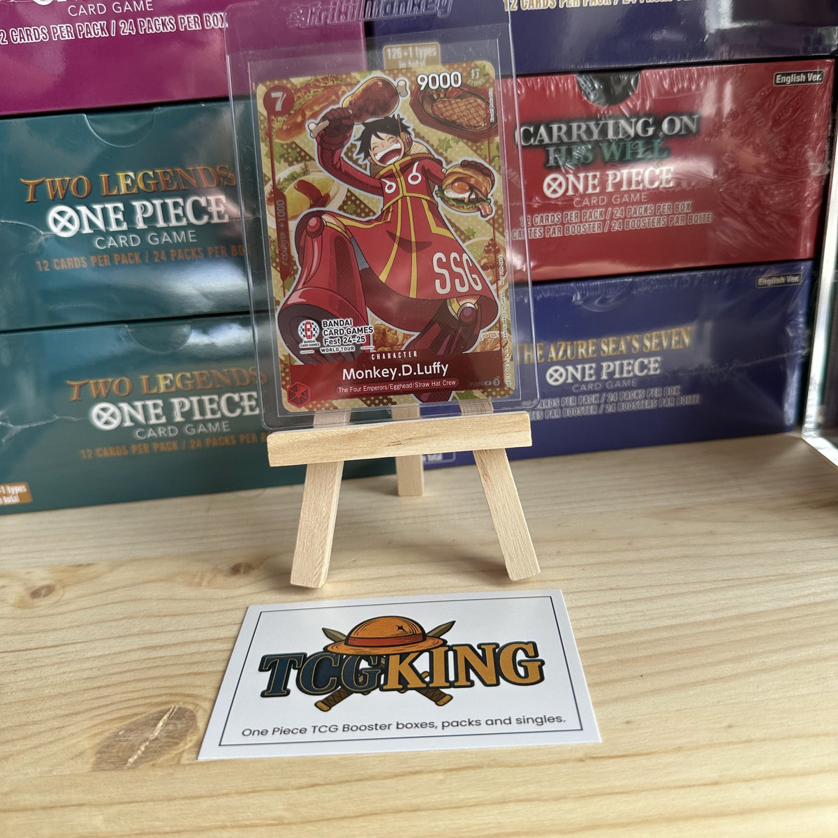 Monkey D. Luffy P-080 Bandai Card Games Fest promo product photo
