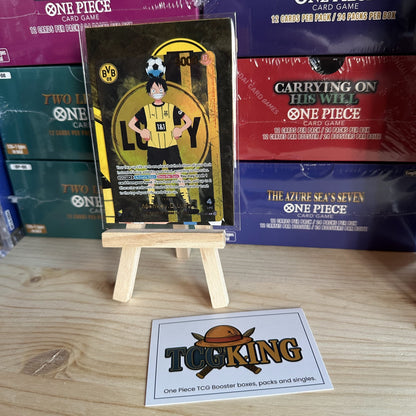 Monkey D. Luffy ST13-003 Borussia Dortmund collaboration promo product photo