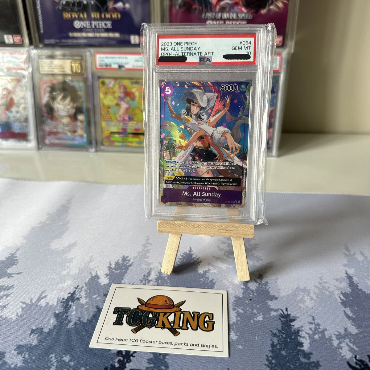 Ms. All Sunday OP04-064 OP04 alternate art PSA 10 One Piece card