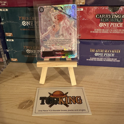 Nami OP15-086 OP15-EB04 One Piece alternate art card, front view