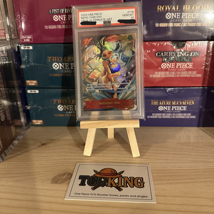 Nefertari Vivi OP04-118 OP04 Secret Rare alternate art PSA 10 One Piece card