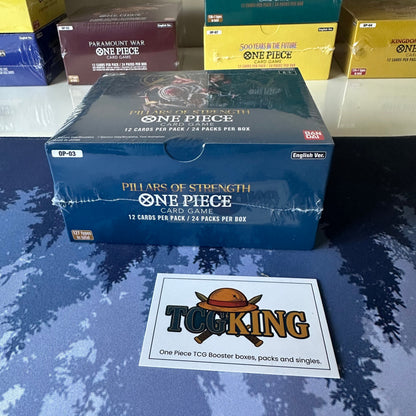 one piece pillar of strength booster box Pillars (OP-03) 24 Packs [English] Set: Final Fantasy 07] starter deck The Party Tree - Deck:Amber & Amethyst