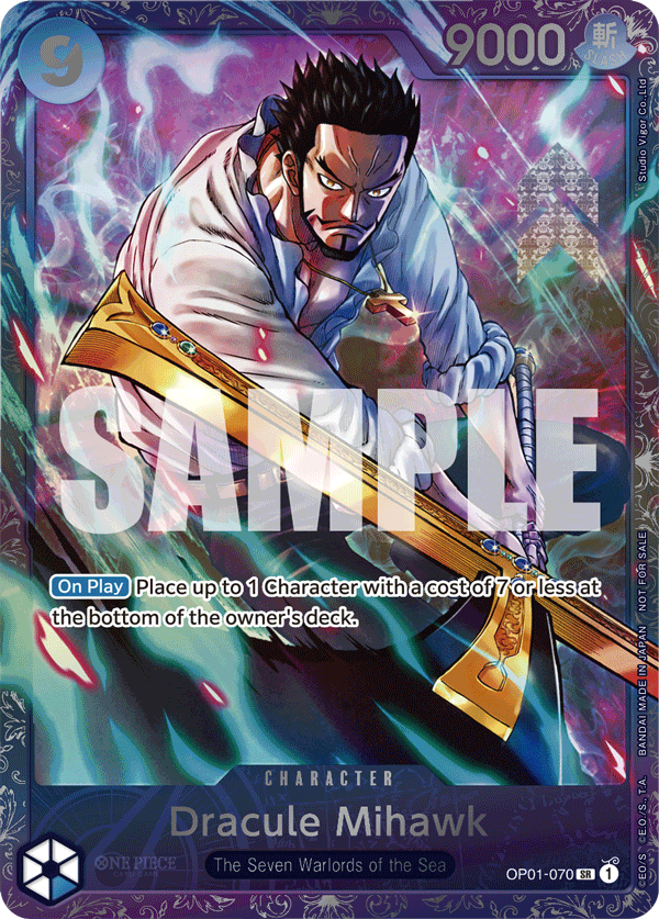 Dracule Mihawk (OP01-070) Treasure Cup August September 2024 Top 8