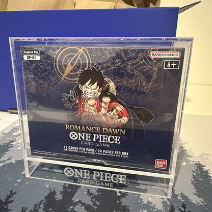 One Piece Romance Dawn OP01 English booster box, front view