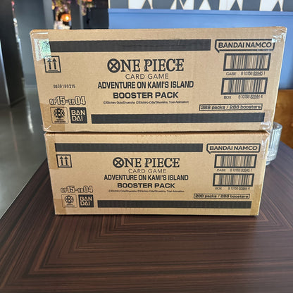 One Piece OP15-EB04 Adventure on Kami’s Island sealed case product photo