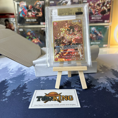 Portgas D. Ace OP02-013 Japanese 2nd Anniversary Set BGS 10 One Piece card