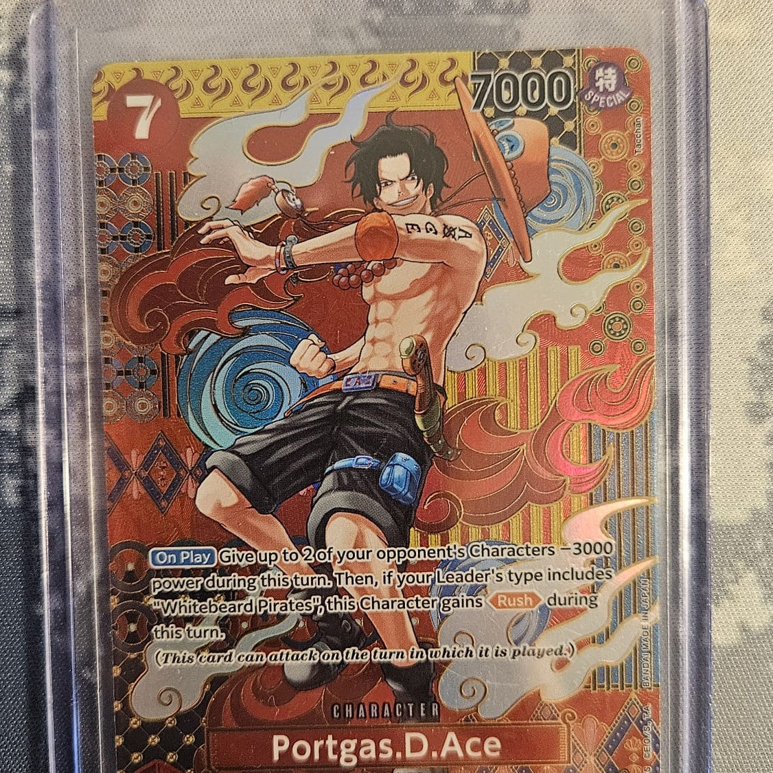 Portgas D. Ace OP02-013 OP08 Special Rare One Piece card