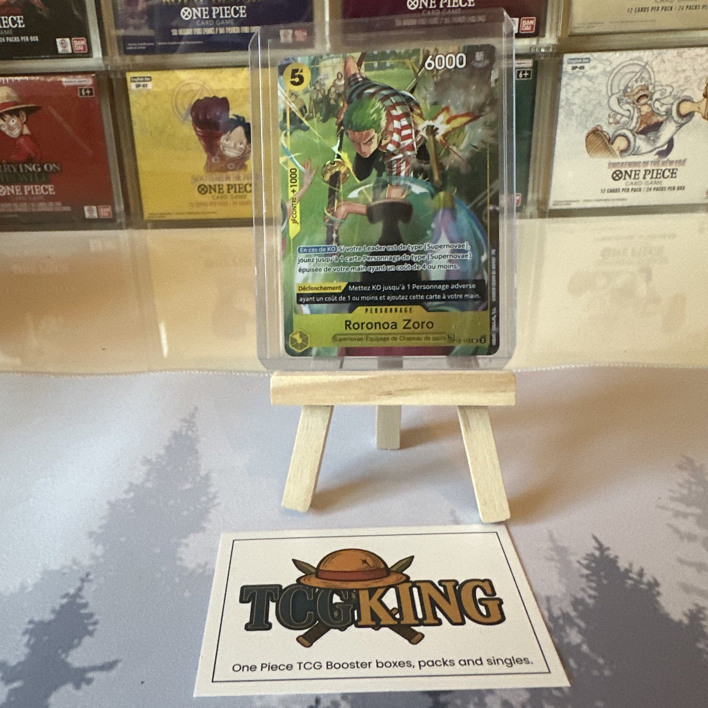 Roronoa Zoro OP12-113 French OP14-EB04 Treasure Rare One Piece card