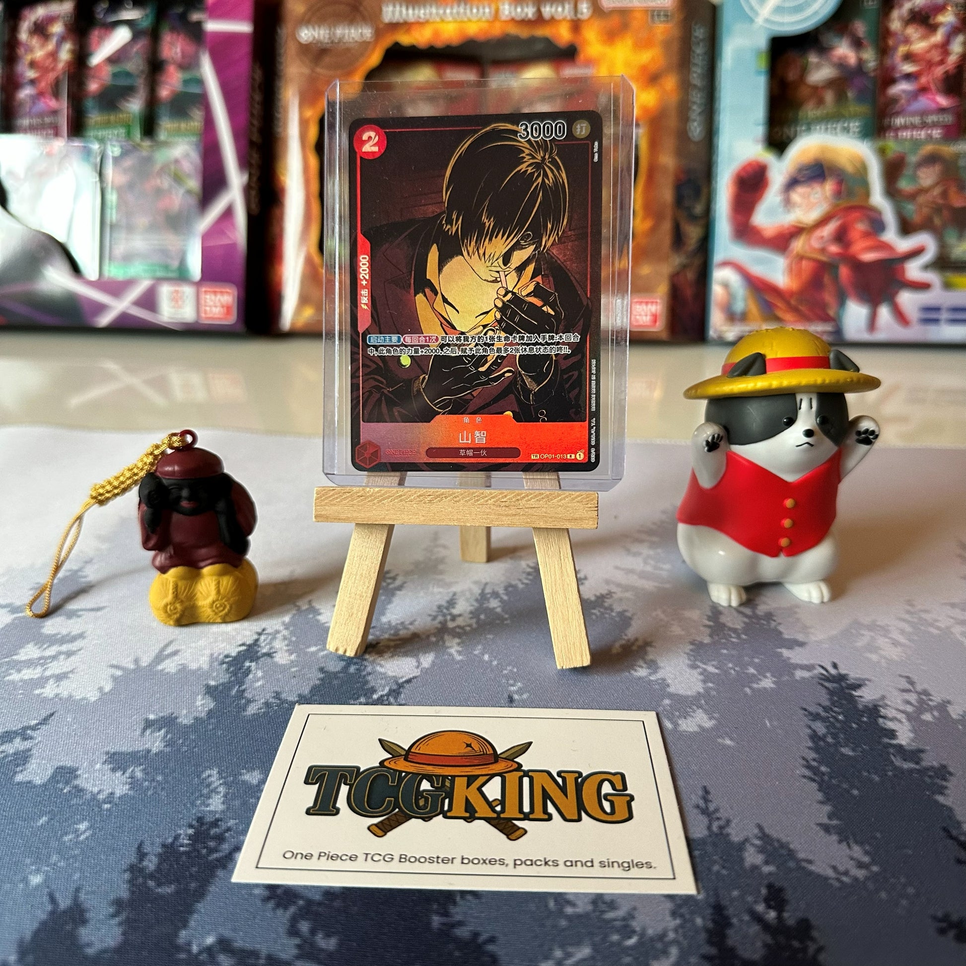 Sanji OP01-013 Chinese OP08 Treasure Rare One Piece card product photo
