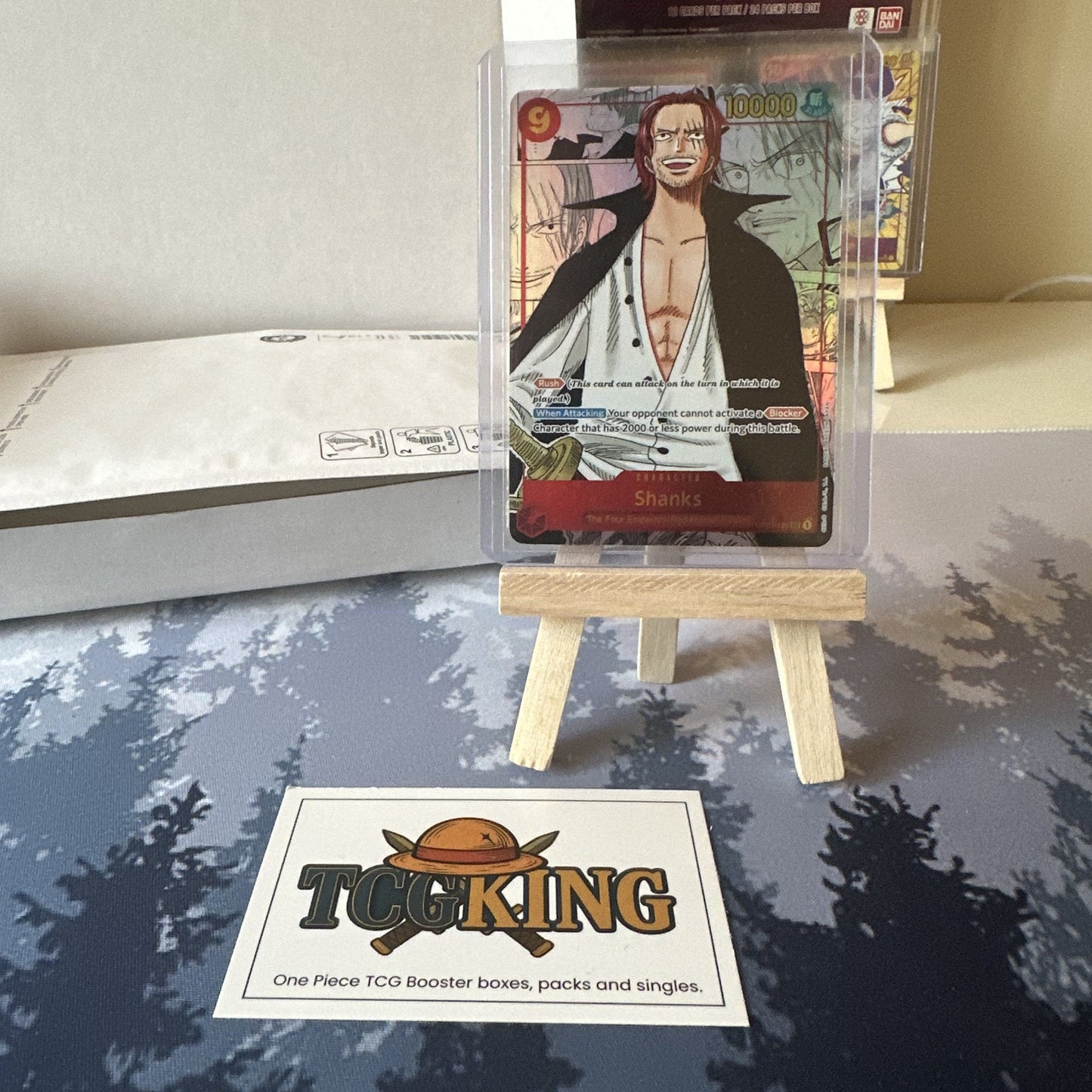 Shanks OP01-120 One Piece manga rare card